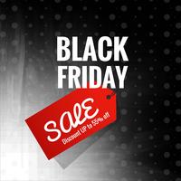 Abstract black friday sale poster design vector