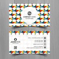 Abstract stylish wave business card template design vector