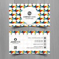 Abstract stylish wave business card template design vector