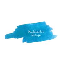 Abstract blue watercolor background vector