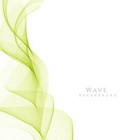 Abstract stylish wave background vector