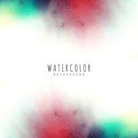 Abstract watercolor design background vector