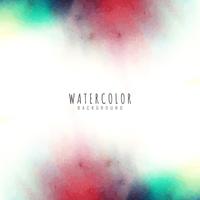 Abstract watercolor design background vector