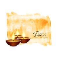 Abstract beautiful Happy Diwali festival greeting background vector