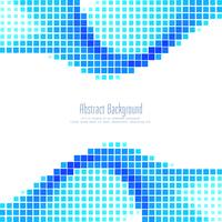 Abstract blue mosaic background vector