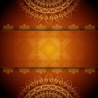 Abstract stylish luxury mandala background vector