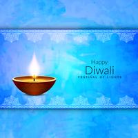 Abstract religious Happy Diwali festival background vector