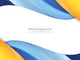 Abstract bright colorful wavy background vector