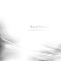 Abstract grey wave stylish background vector