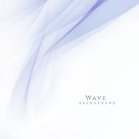 Abstract stylish wave modern background vector