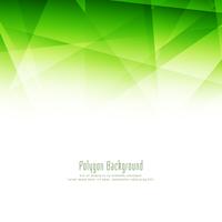 Abstract stylish green polygon design elegant background vector