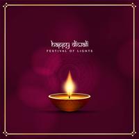 Fondo decorativo de Diwali feliz religioso abstracto vector