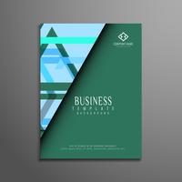 Abstract business flyer template design vector