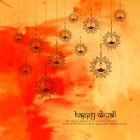 Fondo abstracto feliz vector de Diwali