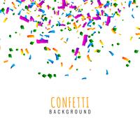 Abstract colorful confetti celebration background vector