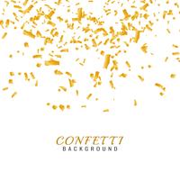 Abstract golden confetti background vector