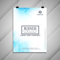 Abstract business brochure geometric template design vector