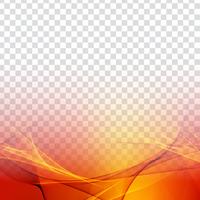 Abstract colorful wave transparent modern background vector