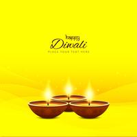 Abstract religious Happy Diwali background vector
