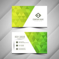 Abstract business card template vector