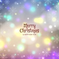 Abstract Merry Christmas colorful background vector