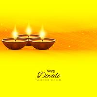 Abstract Happy Diwali background vector