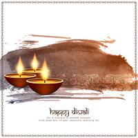 Fondo decorativo abstracto feliz Diwali vector