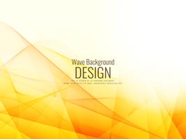 Abstract stylish bright wave design background vector