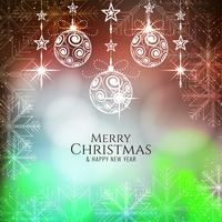 Abstract stylish Merry Christmas background vector