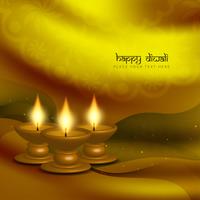 Abstract beautiful Happy Diwali greeting background vector