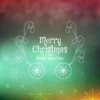 Abstract Merry Christmas background vector