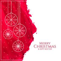 Abstract Merry Christmas stylish background vector