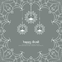 Fondo feliz abstracto de Diwali; vector