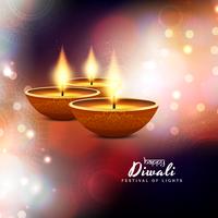 Abstract elegant Happy Diwali background vector