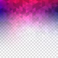 Abstract colorful transparent polygonal background vector