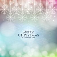 Abstract Merry Christmas colorful background vector