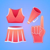 Outstanding Cheerleader Vectors