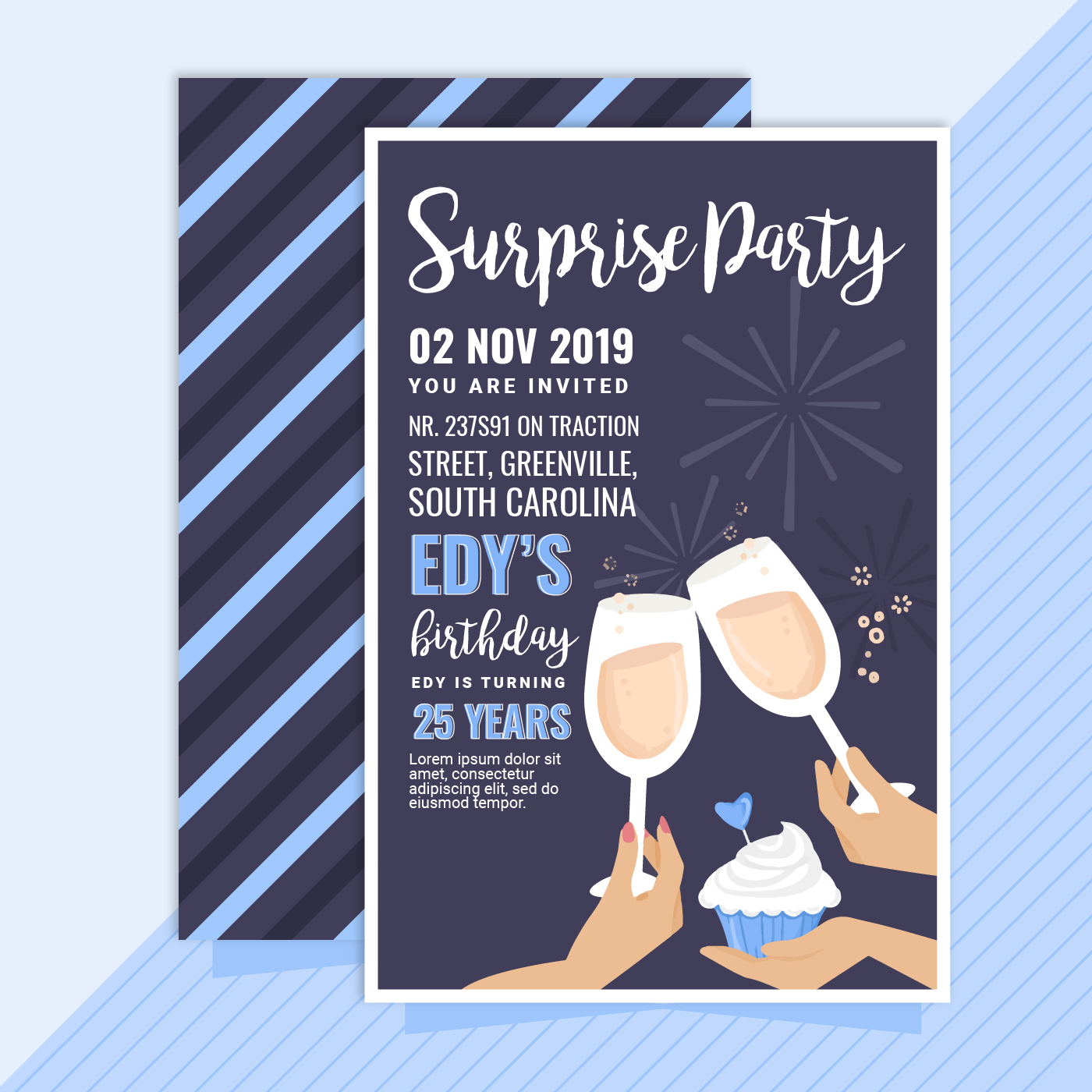 Vector Surprise Party Invitation - Download Free Vectors, Clipart Vector Surprise Party Invitation - Download Free Vectors, Clipart