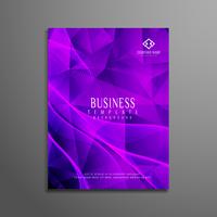 Abstract geometric business brochure template  vector