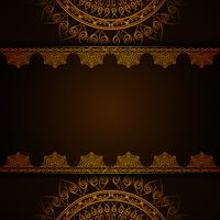 Abstract decorative luxury mandala background vector