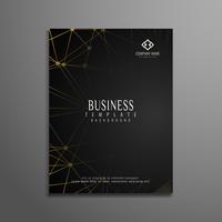 Abstract geometric elegant business flyer template vector