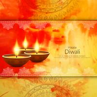 Abstract Happy Diwali background vector