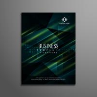 Abstract geometric elegant business flyer template vector