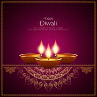 Abstract Happy Diwali background vector