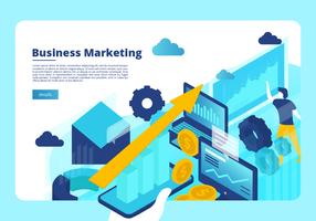 Business Marketing Banner Vector Template