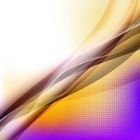 Abstract stylish wave background vector