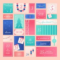 Advent Calendar Printable Vector