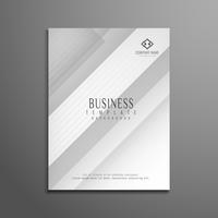 Abstract geometric business brochure template 