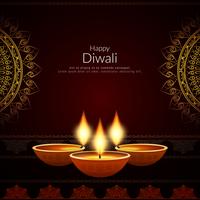 Abstract Happy Diwali festival background vector