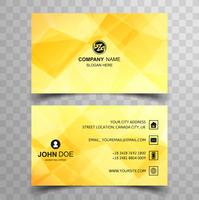 Abstract business card template design vector